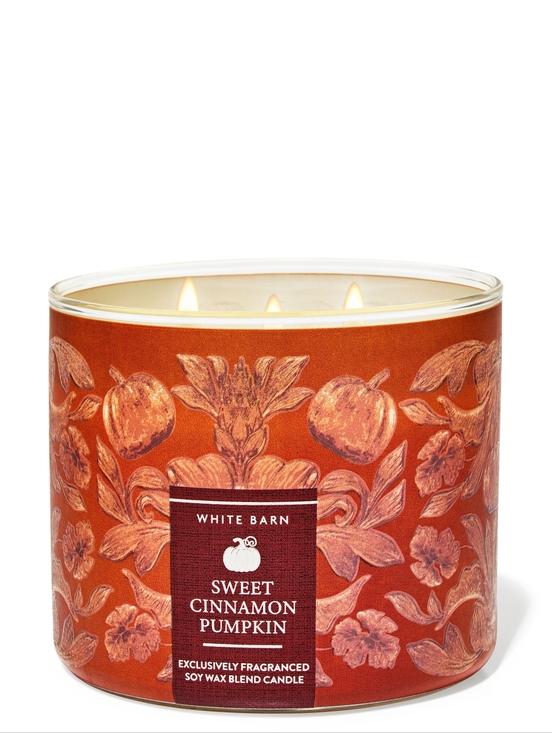 White Barn Other - ✨️White Barn Sweet Cinnamon Pumpkin 3-Wick Candle — Burnt Orange & Cream✨️